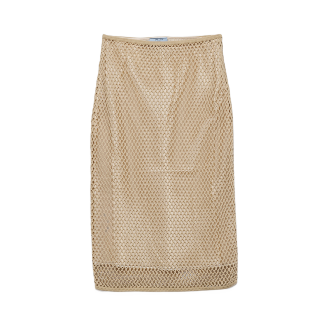 31143-16ND-F0065 (W) Prada Cotton Mesh Skirt Cord
