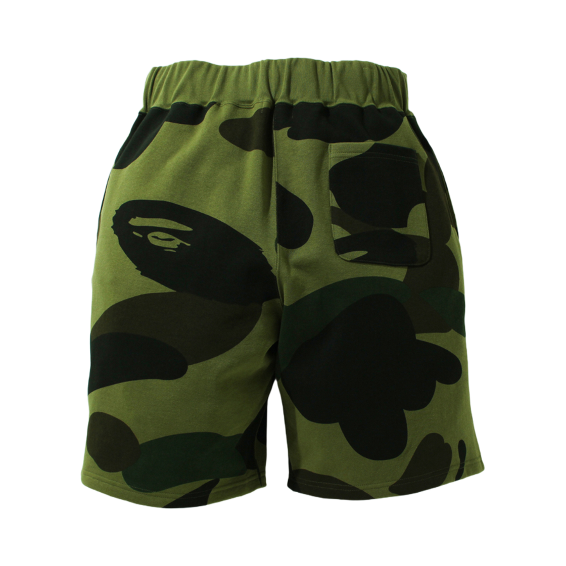 베이프 자이언트 퍼스트 카모 와이드 핏 스웨트쇼츠 아미 그린(BAPE Giant 1st Camo Wide Fit Sweatshorts Army Green) - 2