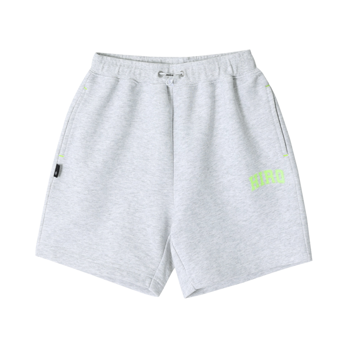 (키즈) 히로 블랭크 하프 팬츠 멜란지 화이트((Kids) Hiro Blank Half Pants Melange White)