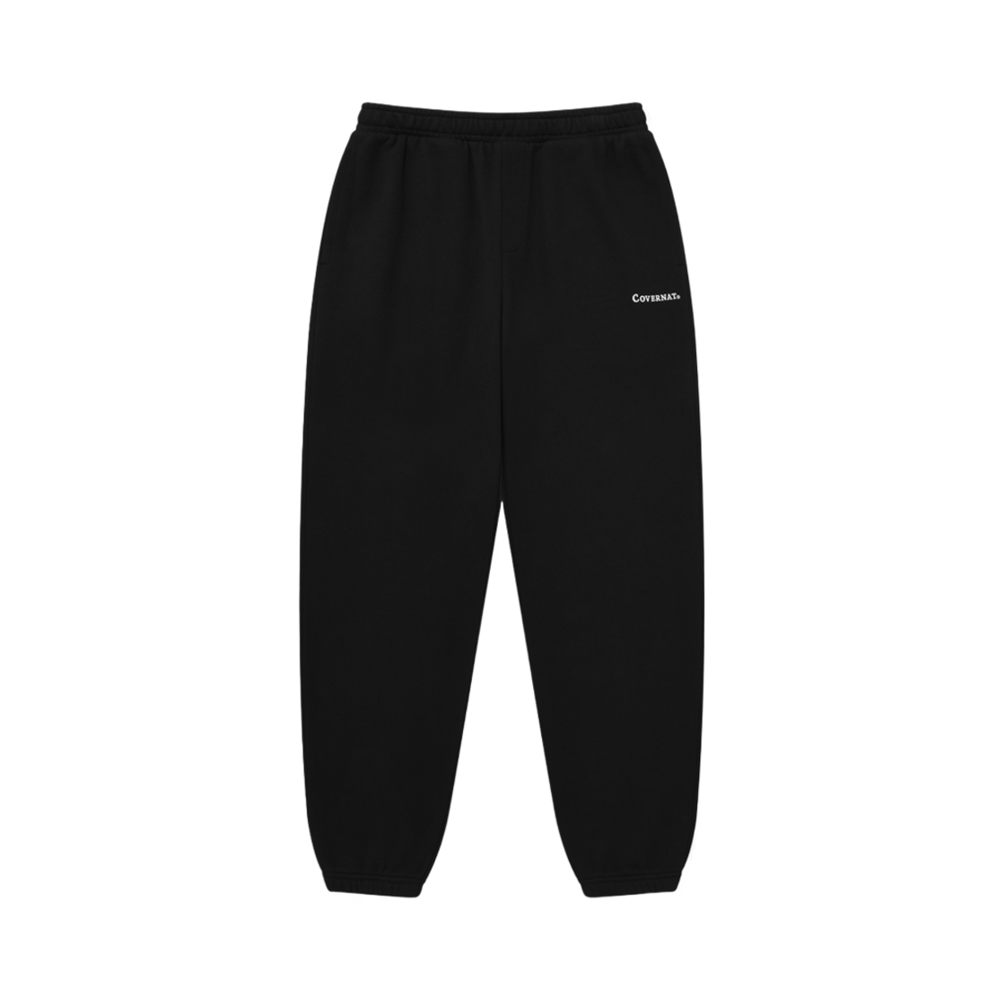 CO2303PT20BK Covernat Authentic Logo Sweat Jogger Pants Black