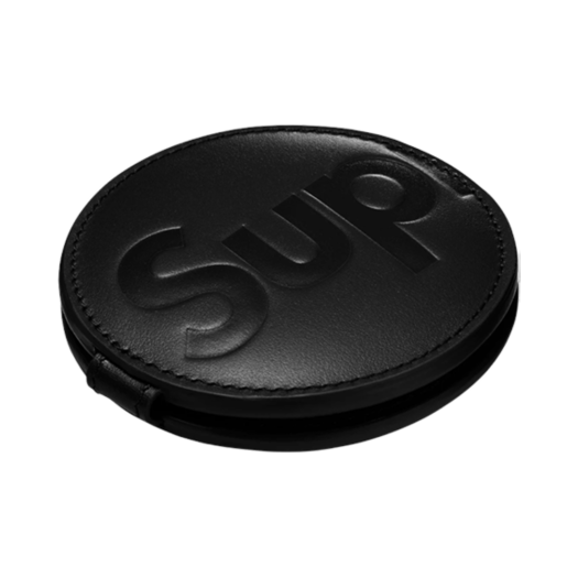 Supreme Leather Pocket Mirror Black - 25SS
