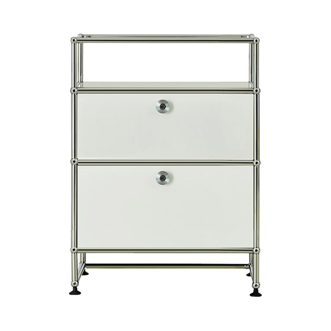 _USM75_copy_copy USM Haller Storage 1x4  Pure White