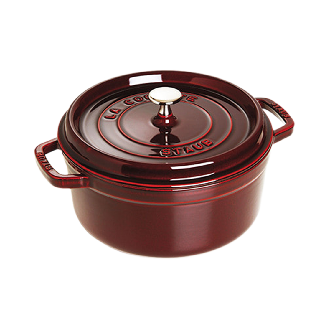 스타우브 원형 꼬꼬떼 1.25 qt 그레나딘(Staub Round Cocotte 1.25 qt Grenadine)