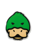 Human Made Duck Face Cushion Green