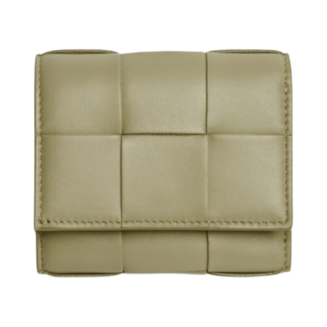 보테가 베네타 카세트백 트라이폴드 지퍼 지갑 트래버틴(Bottega Veneta Cassette Tri-Fold Zip Wallet Travertine) - 1