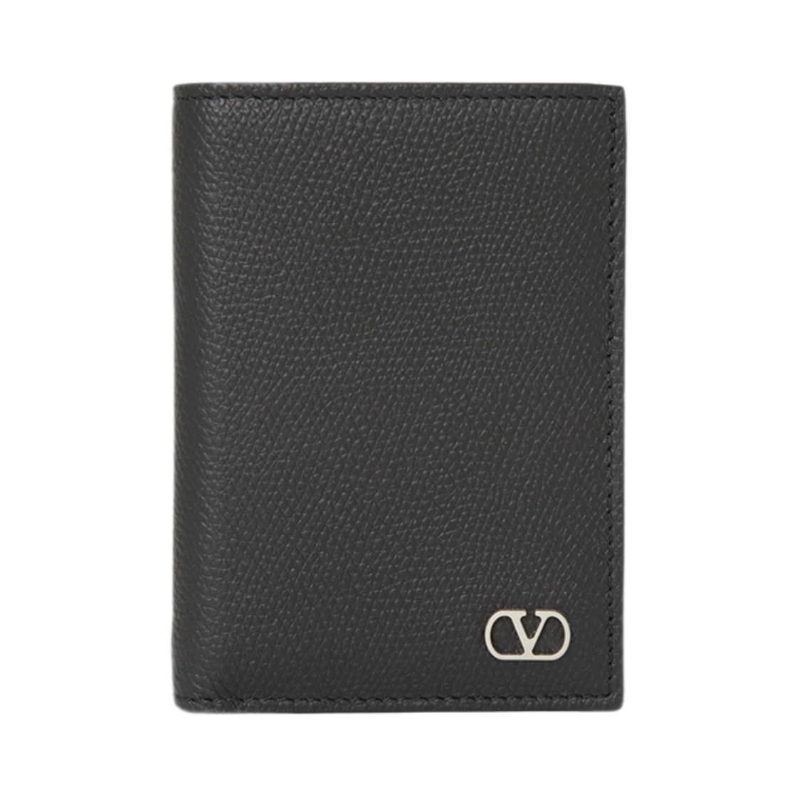 발렌티노 브이로고 시그니쳐 숏 월렛 블랙(Valentino Vlogo Signature Short Wallet Black)