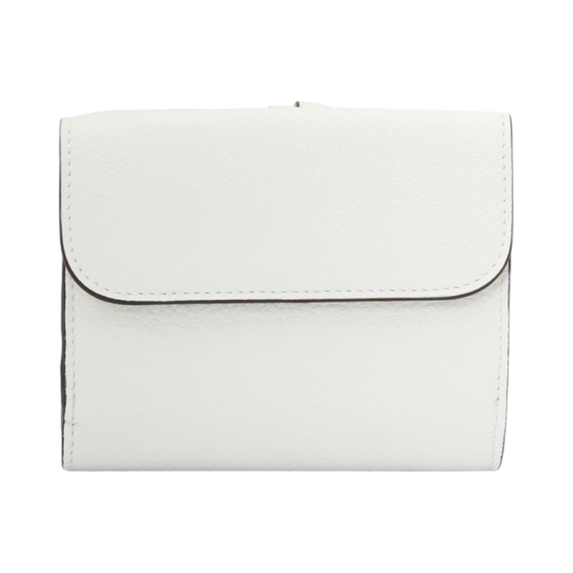 끌로에 알파벳 그레인드 샤이니 카프스킨 플랩 지갑 크리스탈 화이트(Chloe Alphabet Grained Shiny Calfskin Flap Wallet Crystal White) - 3