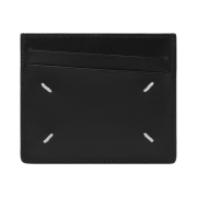 Maison Margiela Bovine Leather Crocodile Print Card Holder Black