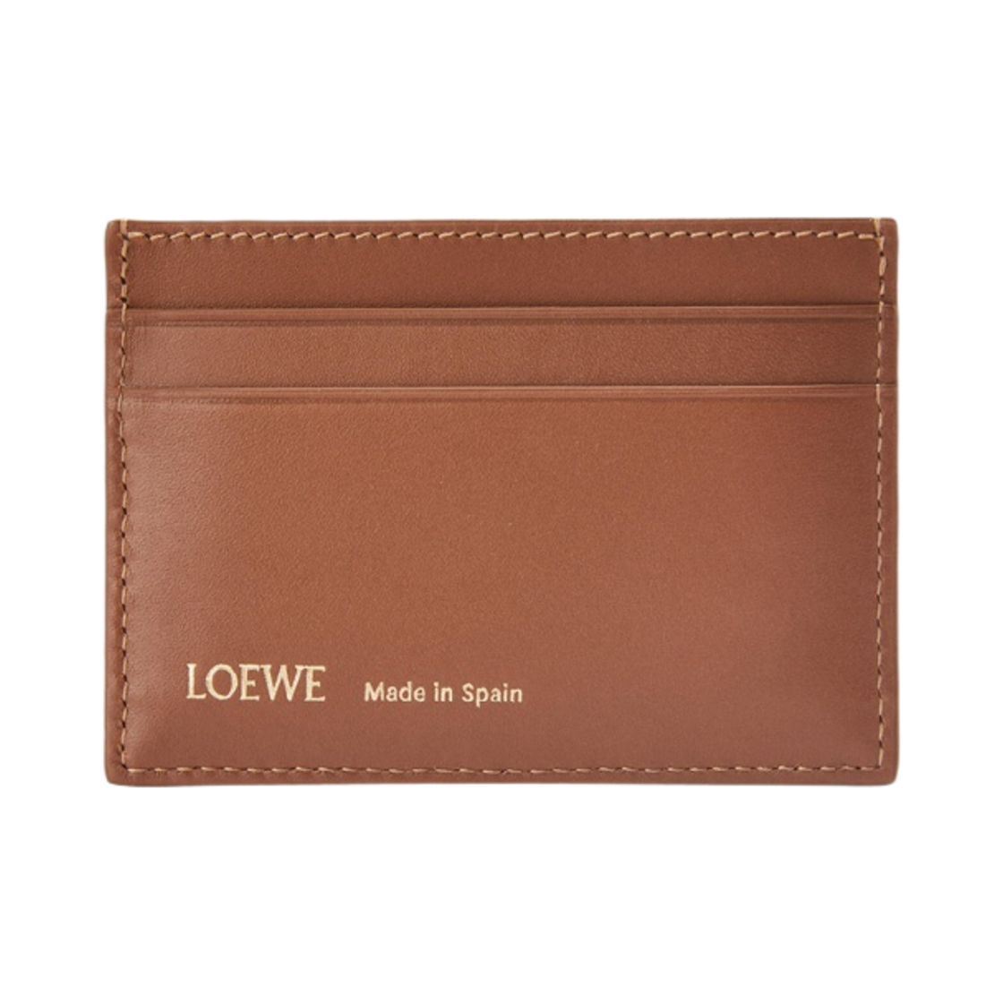 로에베 플레인 카드 홀더 자카드 앤 카프스킨 탄 피칸(Loewe Plain Card Holder in Jacquard and Calfskin Tan Pecan) - 3