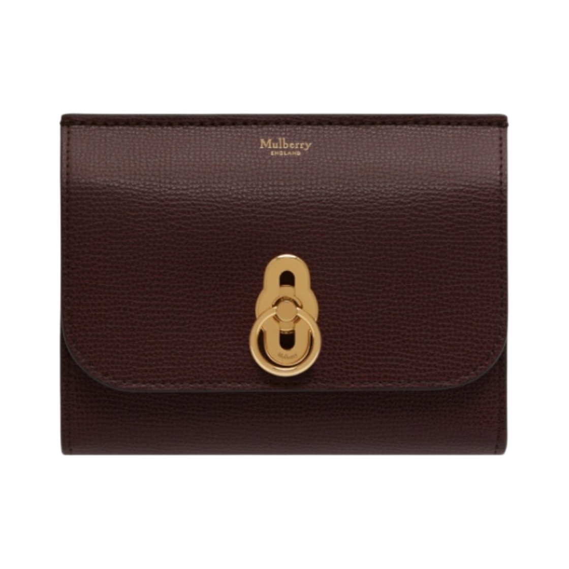 Mulberry Classic Grain Amberley Medium Wallet Oxblood