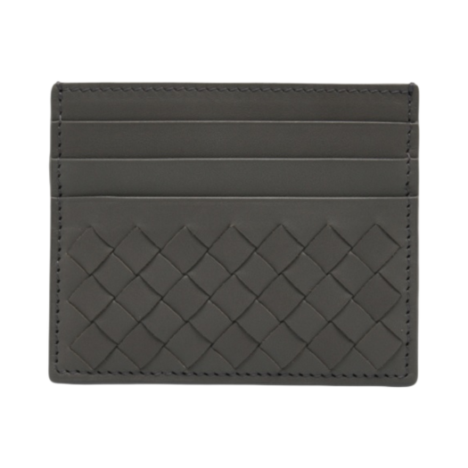 522326V46511423 Bottega Veneta Credit Card Case Light Graphite