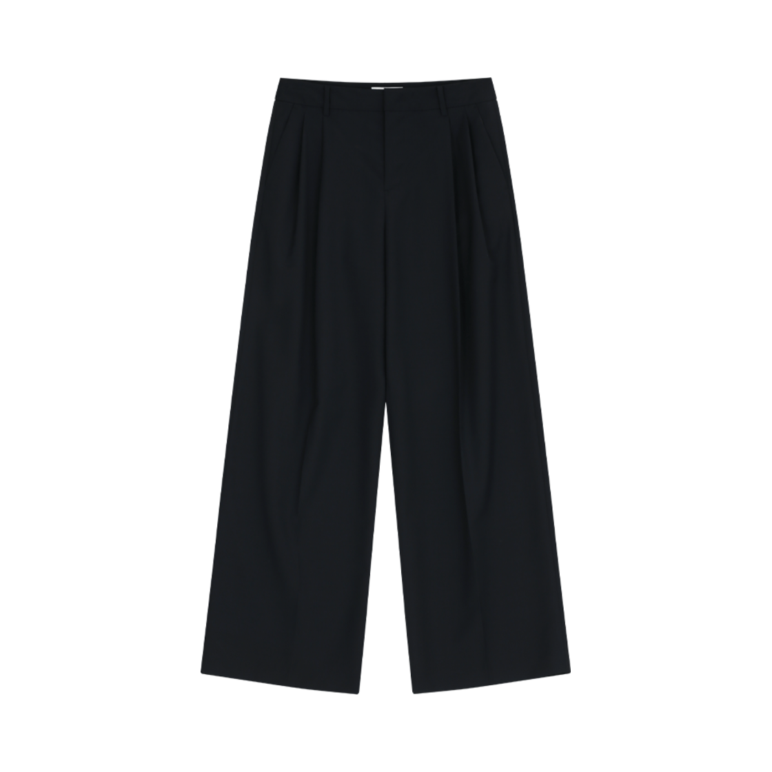 252-2602-55 VIS A VIS Summer Wool Wide Leg Pants Navy