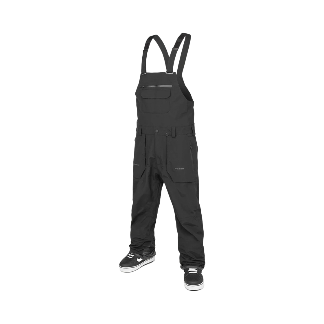 VU244PS004BK Volcom Mens Rain Gore-Tex Bib Overall Black