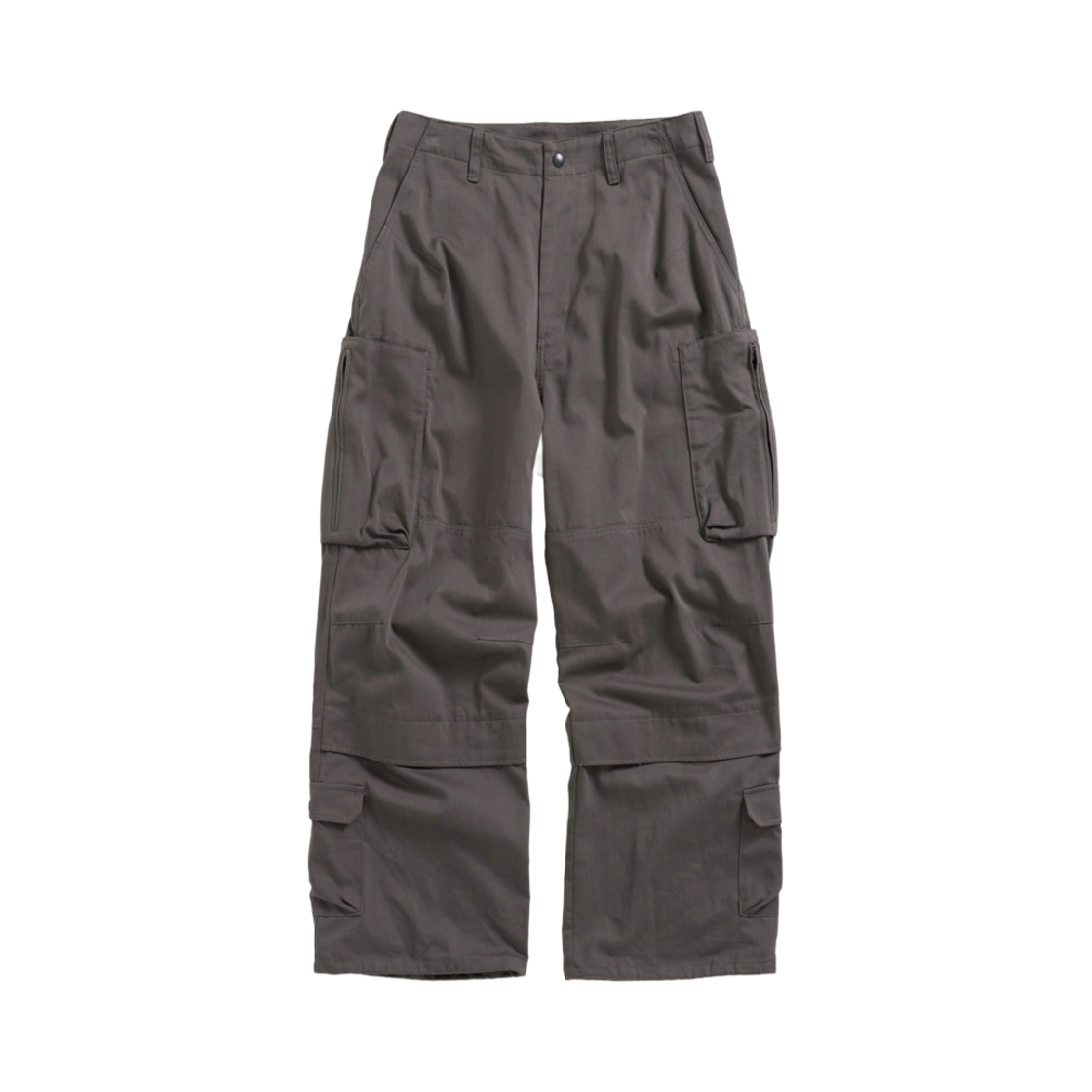 해칭룸 지퍼 카고 워크 팬츠 머드 브라운(Hatchingroom Zip Cargo Work Pants Mud Brown)