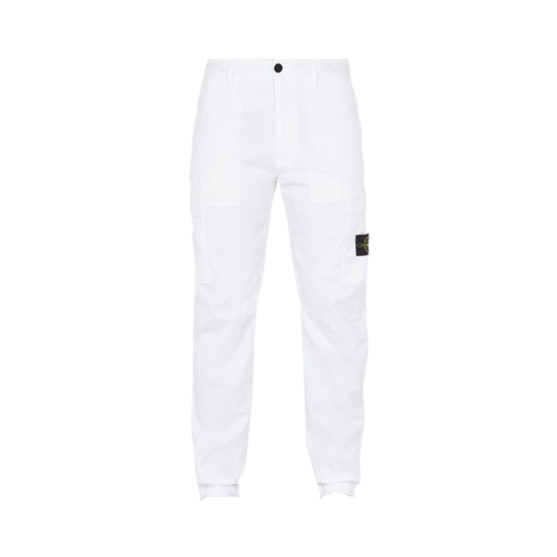 스톤 아일랜드 30410 수피마 코튼 트윌 스트레치-TC 레귤러 핏 카고 팬츠 화이트 - 24SS(Stone Island 30410 Supima Cotton Twill Stretch-TC Regular Fit Cargo Pants White - 24SS) - 1