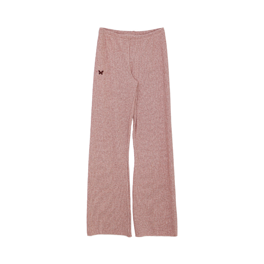 나비버스 나비 니트 팬츠 핑크(NAVIVERSE Navi Knit Pants Pink)