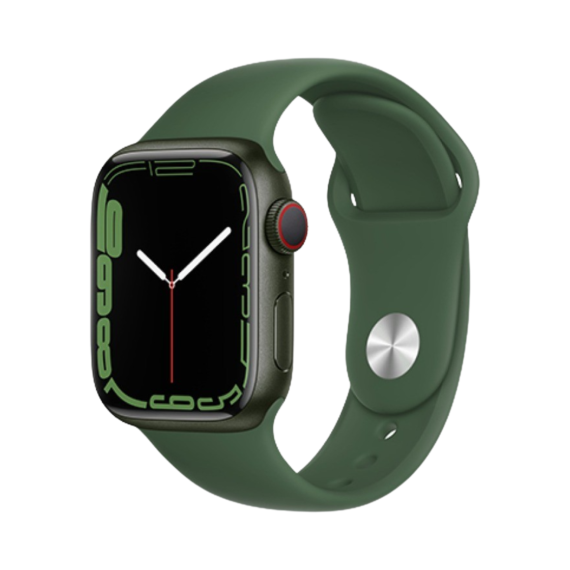 애플 워치 7 45mm 셀룰러 그린 알루미늄 케이스 스포츠 밴드 클로버 (국내 정식 발매 제품)(Apple Watch Series 7 45mm Cellular Green Aluminum Case with Sport Band Clover (Korean Ver.)) - 1