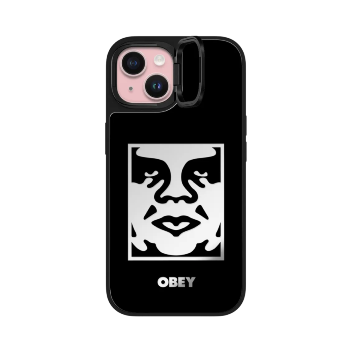 케이스티파이 x 오베이 아이폰 맥세이프 아이콘 페이스 울트라 바운스 케이스 블랙(Casetify x Obey iPhone Magsafe Icon Face Ultra Bounce Case Black) - 4