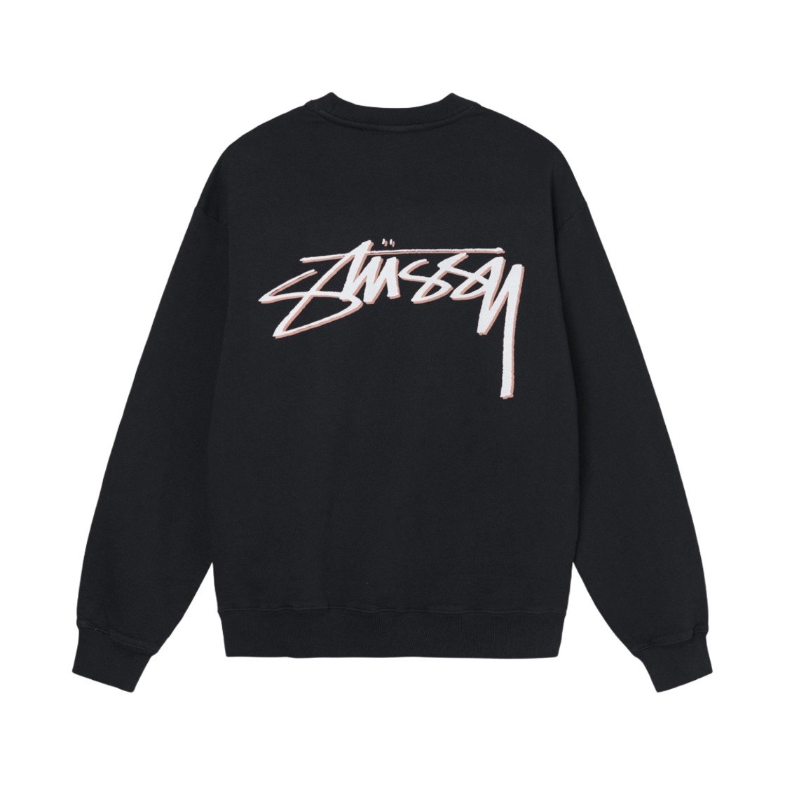 스투시 x 아워레가시 드롭 쉐도우 크루넥 블랙 | Stussy | KREAM