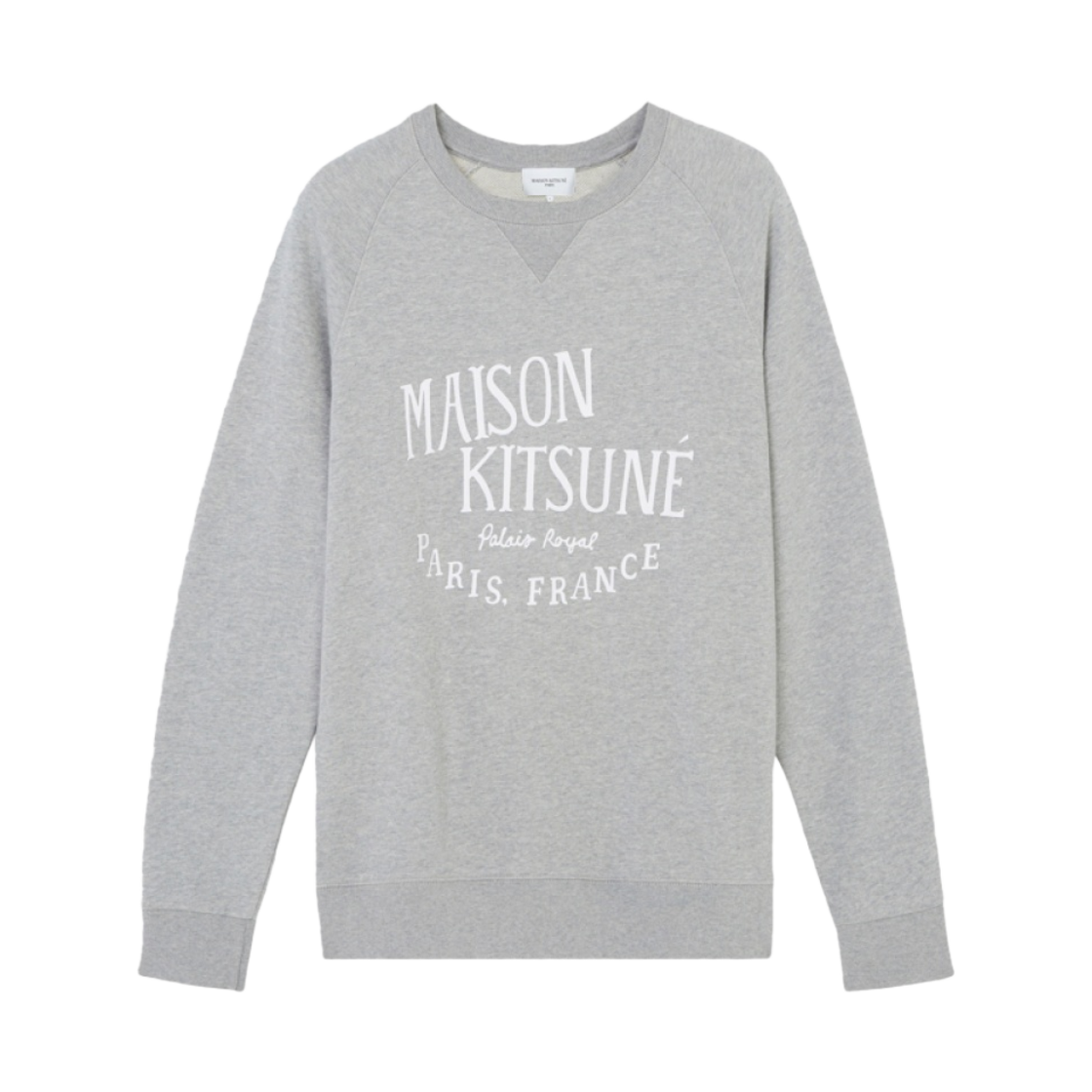 AM00300KM0001-GRM Maison Kitsune Palais Royal Classic Sweatshirt Grey Melange