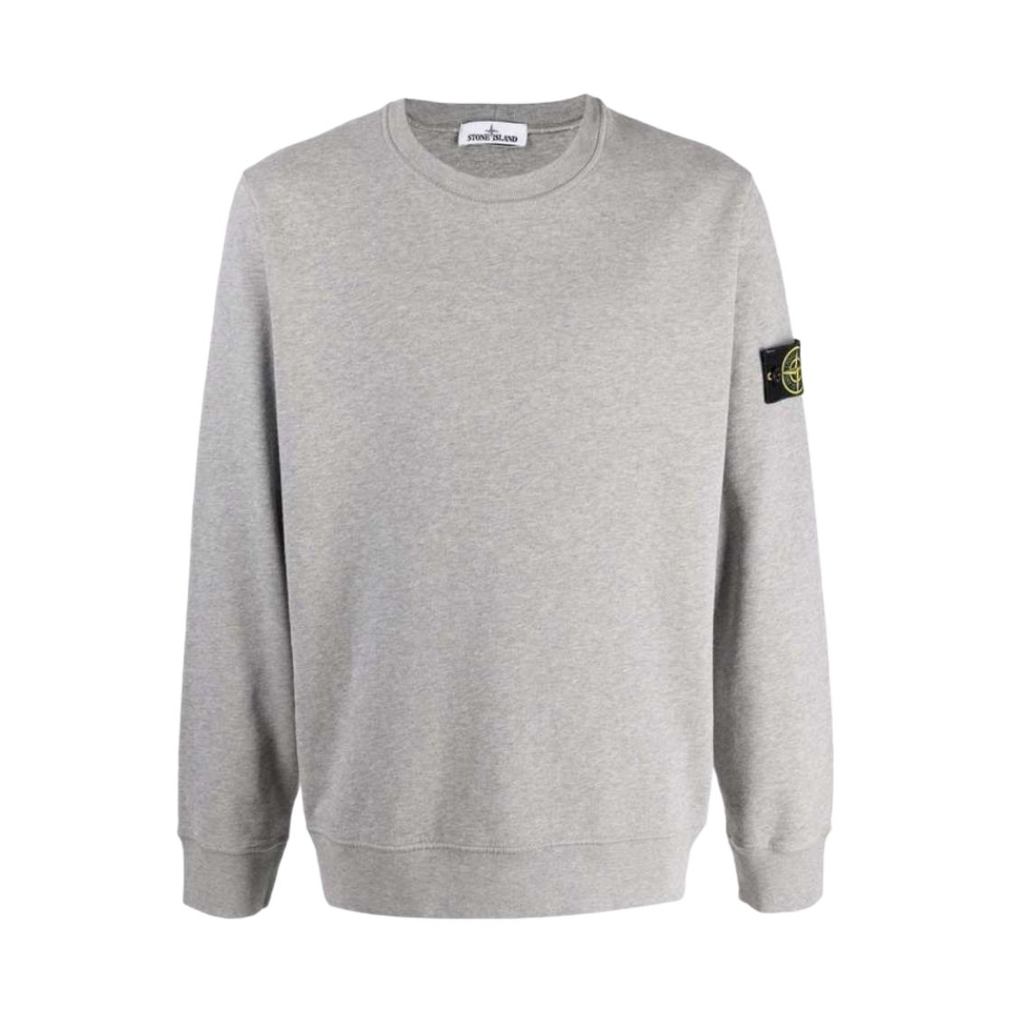 스톤 아일랜드 63020 크루넥 스웨트셔츠 멜란지 그레이 - 21FW