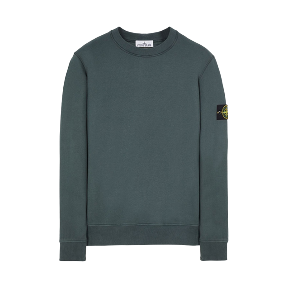 스톤 아일랜드 510C4 라이트 울 크루넥 니트 다크 그린 - 22FW(Stone Island 510C4 Light Wool Crewneck Knit Dark Green - 22FW) - 1