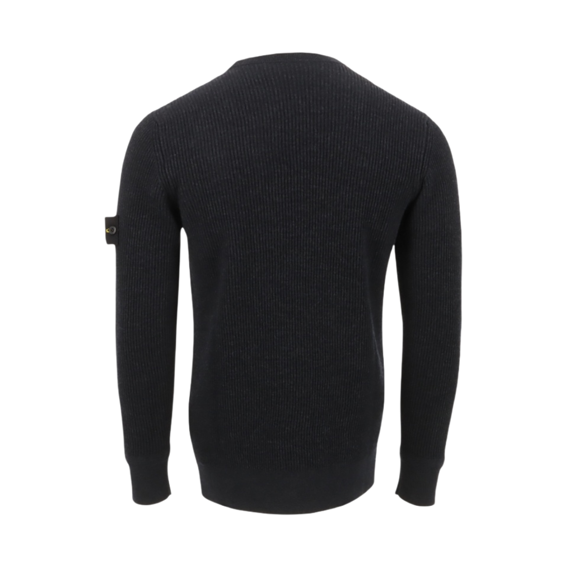 스톤 아일랜드 553C2 풀 립 울 크루넥 니트 다크 그레이 - 22FW(Stone Island 553C2 Full Rib Wool Crewneck Knit Dark Grey - 22FW) - 2