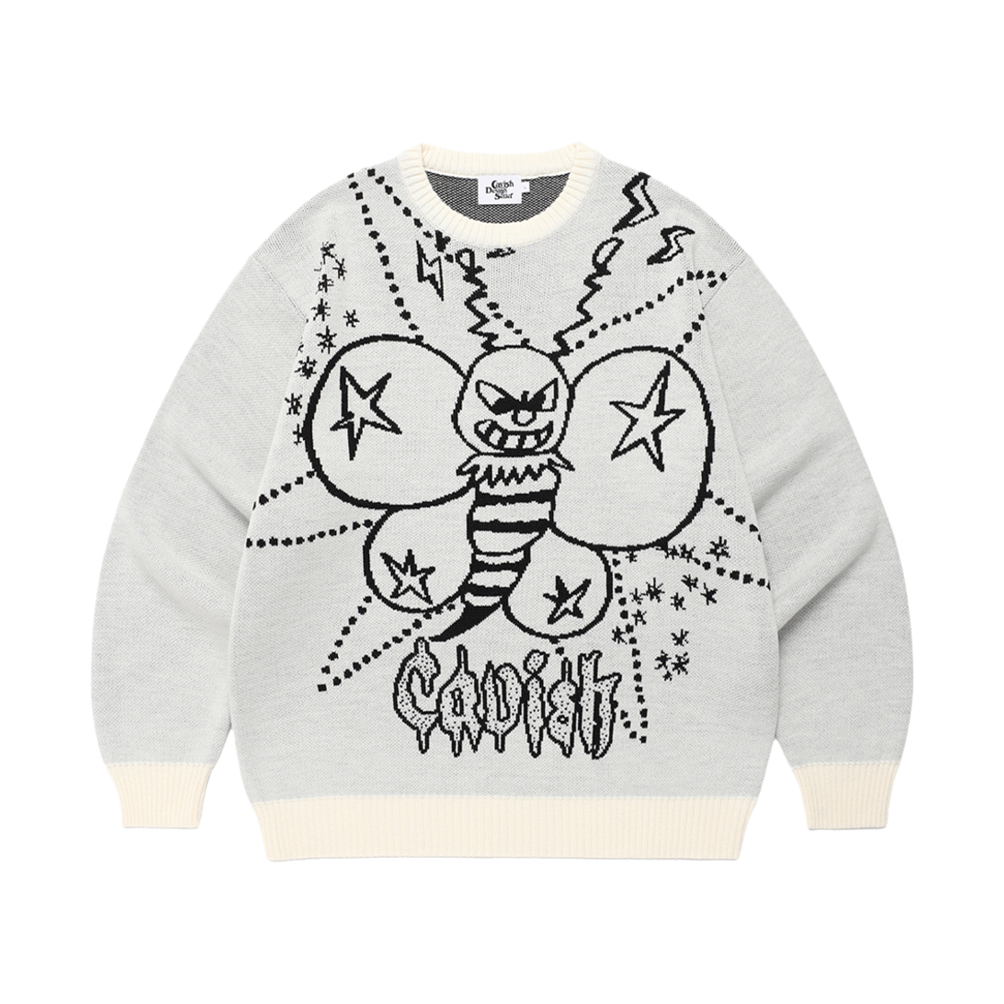 CV2FSUK600AIV CAVISH Honey Bee Knit Sweater Ivory