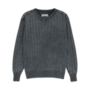 noun Washed Crewneck Knit Charcoal