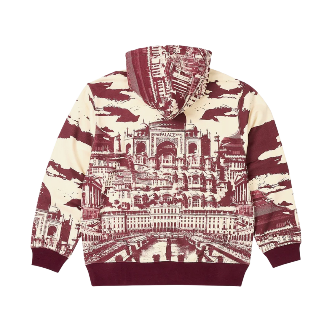 팔라스 메가 팔라스 후드 소프트 화이트 - 23FW(Palace Mega Palace Hood Soft White - 23FW) - 2