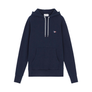 Maison Kitsune Tricolor Fox Patch Hoodie Navy