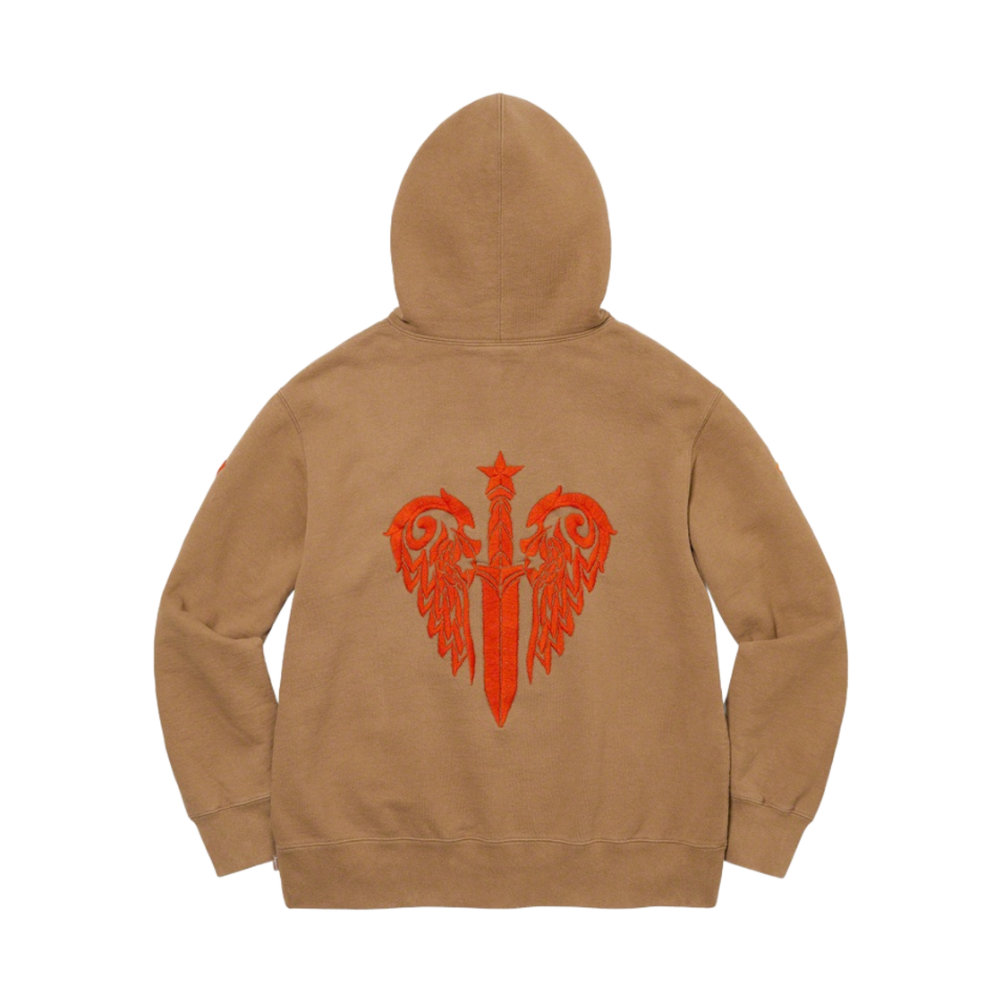 슈프림 더 그레이트 차이나 월 소드 후드 스웨트셔츠 다크 카키 - 22FW(Supreme The Great China Wall Sword Hooded Sweatshirt Dark Khaki - 22FW) - 2