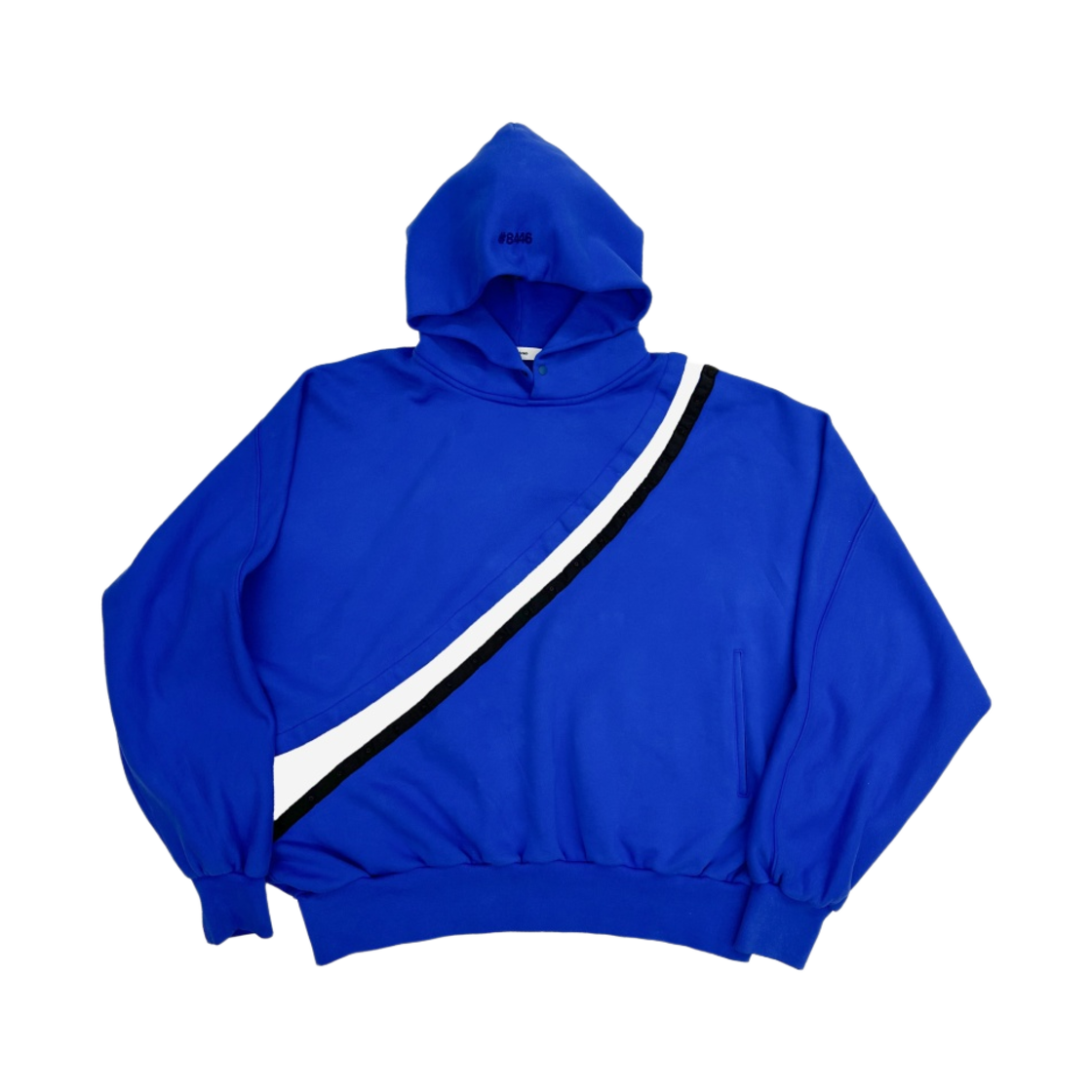 논노드 x 신세계 BAYC #8446 2 피스 크롭 후드 워시드 블루(Nonnod x Shinsegae BAYC #8446 2-Piece Cropped Hoodie Washed Blue) - 3