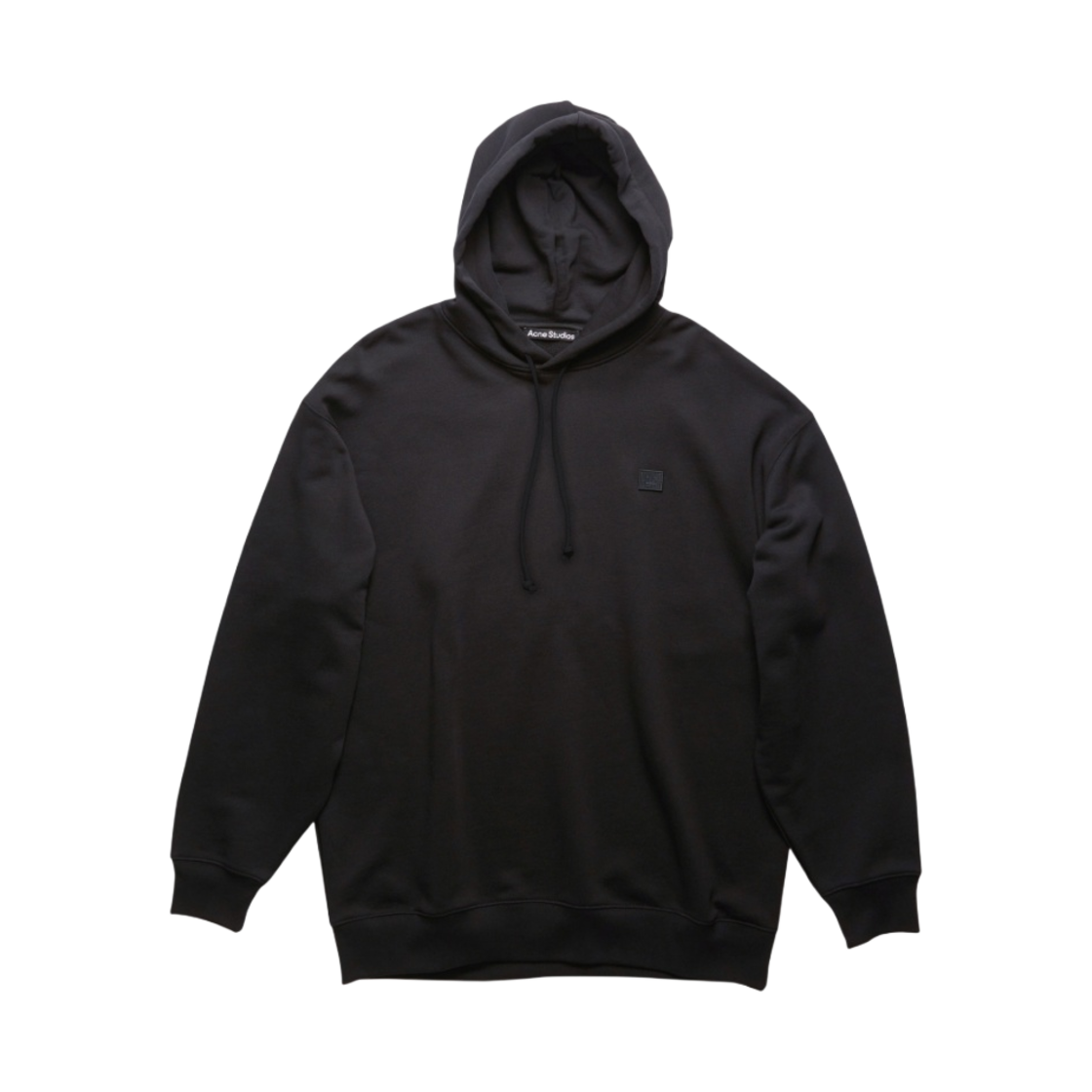 아크네 스튜디오 페린 페이스 오버사이즈 후드 스웨트셔츠 블랙(Acne Studios Farrin Face Oversized Hooded Sweatshirt Black)