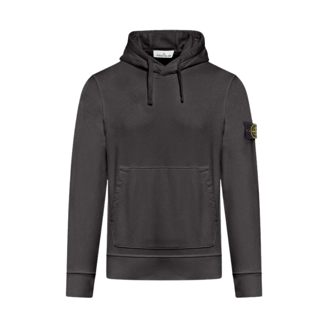 K1S1561000-45S0051-V0065 Stone Island 6100045 Organic Cotton Fleece Hooded Sweatshirt Charcoal Grey - 25SS