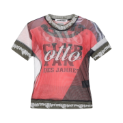 Ottolinger Women Mesh T-Shirt Soccer Print