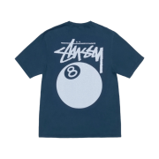 Stussy 8 Ball Pigment Dyed T-Shirt Navy