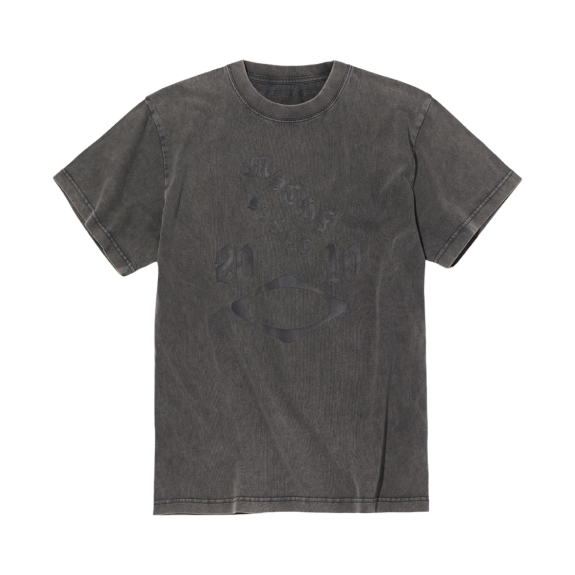 (W) 미스치프 롬버스 워시드 티셔츠 워시드 차콜((W) Mischief Rhombus Washed T-Shirt Washed Charcoal)