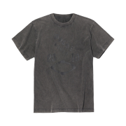 (W) Mischief Rhombus Washed T-Shirt Washed Charcoal