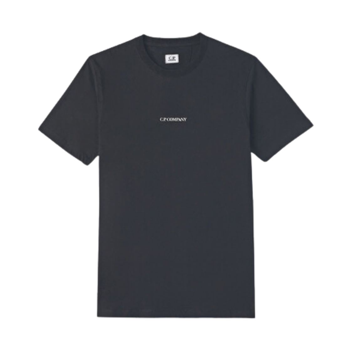 12CMTS048A006011W999 C.P. Company Jersey Logo Relaxed Fit Short Sleeved T-Shirt Black - 22SS