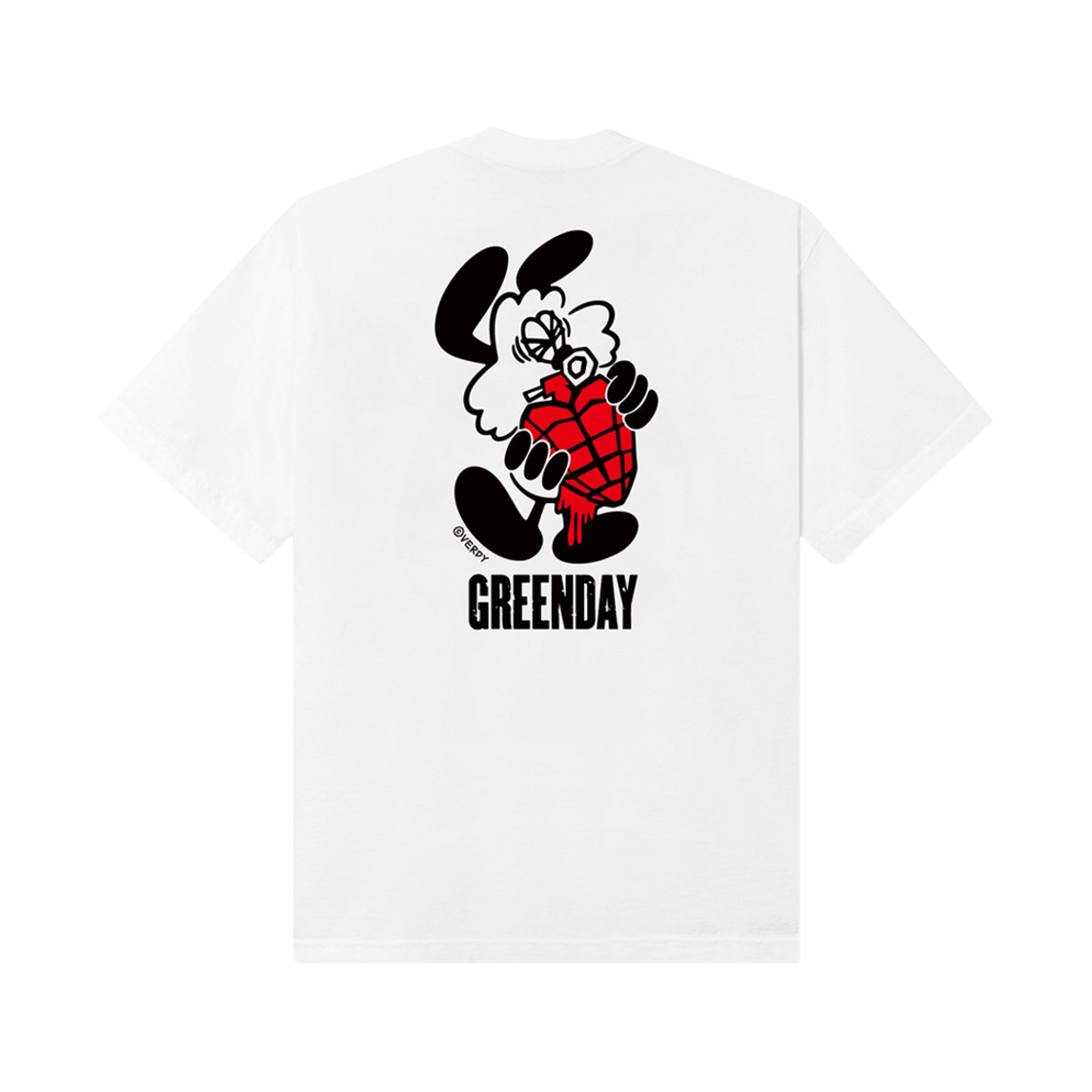 ミュージシャン GREEN DAY x VERDY Collab T Shirt (White) VERDY x Green Day Japan Tour Merch Collab Release Info