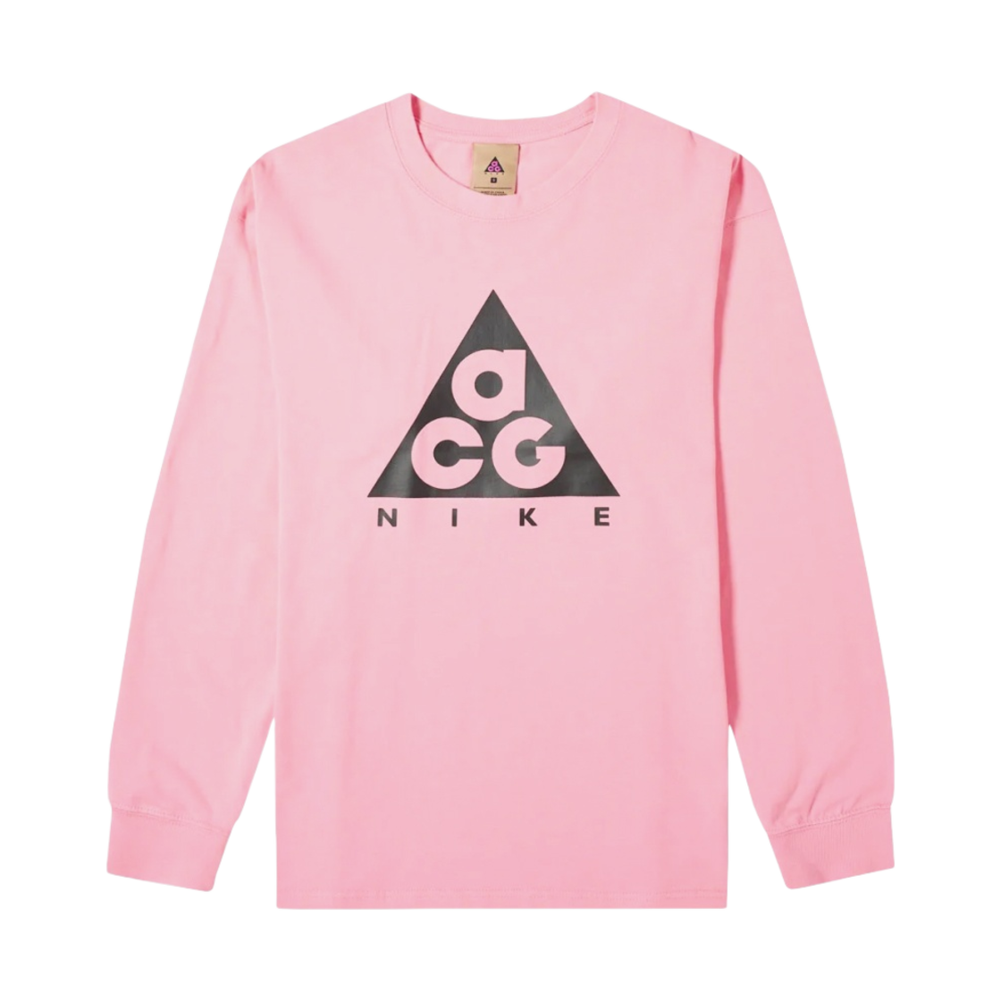 BQ3457-662 Nike ACG Long Sleeve Logo T-Shirt Lotus Pink - US/EU - 대표 이미지 #1