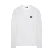 Stone Island 22713 Long Sleeve T-Shirt White - 23SS