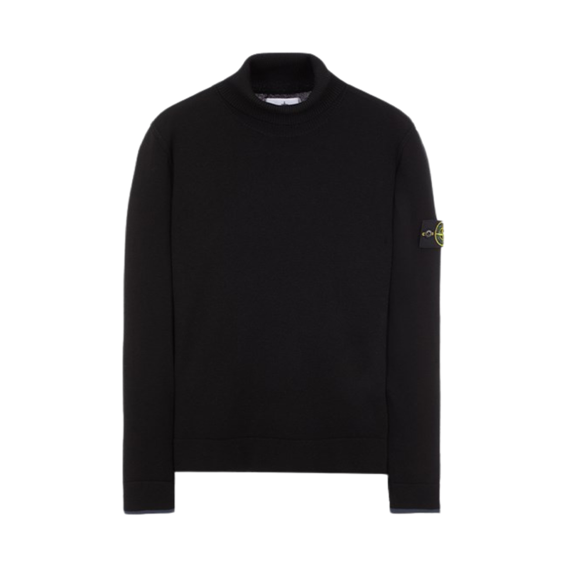 7915530A1-V0029 Stone Island 530A1 Stretch Turtleneck Knit Black - 23FW