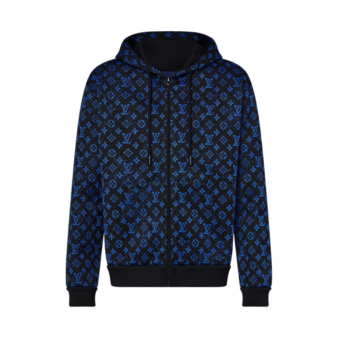 루이비통 모노그램 지퍼 후드 일렉트릭 블루(Louis Vuitton Monogram Zipped Hoodie Electric Blue) - 1
