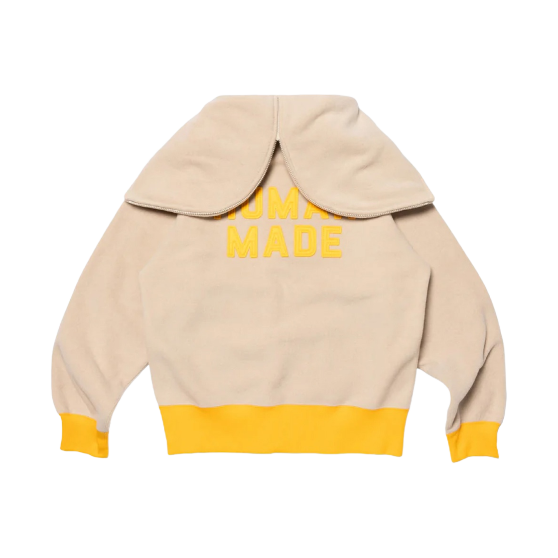 휴먼 메이드 플리스 하프집 후드 베이지(Human Made Fleece Half-Zip Hoodie Beige) - 3
