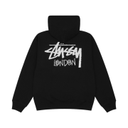 Stussy Stock London Hoodie Black