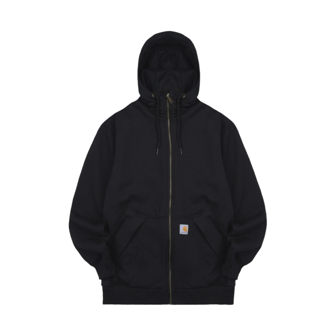 104078-001 Carhartt Rain Defender Loose Fit Midweight Thermal-Lined Full-Zip Regular Sweatshirt Black