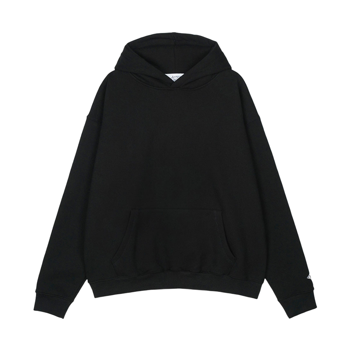 AN4FHD551BK American Needle AN Basic Patch Hoodie Black