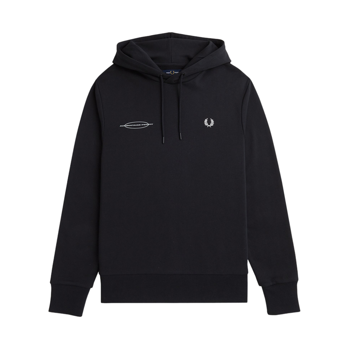 프레드페리 어드밴티지 페리 후드 스웻셔츠 블랙(Fred Perry Advantage Perry Hooded Sweatshirt Black) - 1